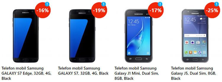 Nu rata oferta de telefoane cu pret redus la eMAG! Reduceri telefoane eMAG