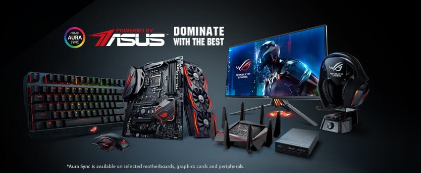 Desktop gaming Powered by Asus